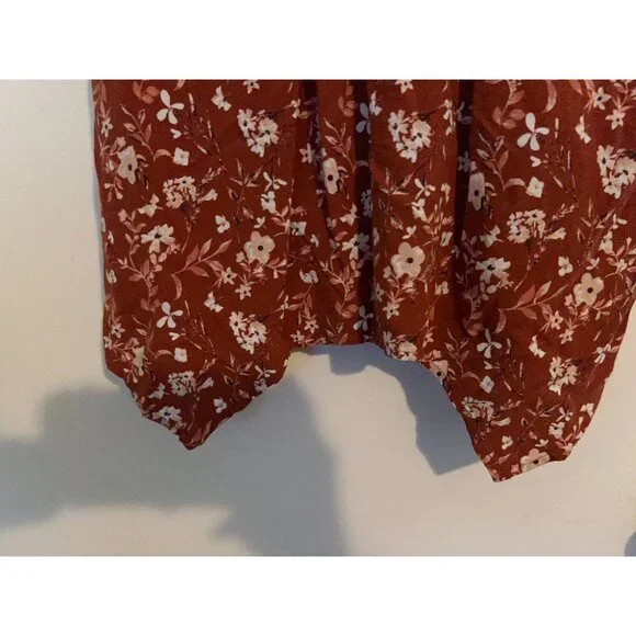 Babydoll Tank M Bloom Lace Y2K Festival Fairy Coquette Handkerchief Hem Padded - Picture 10 of 11